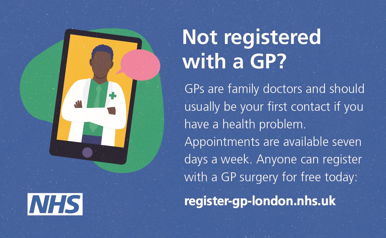 Not registered with a GP